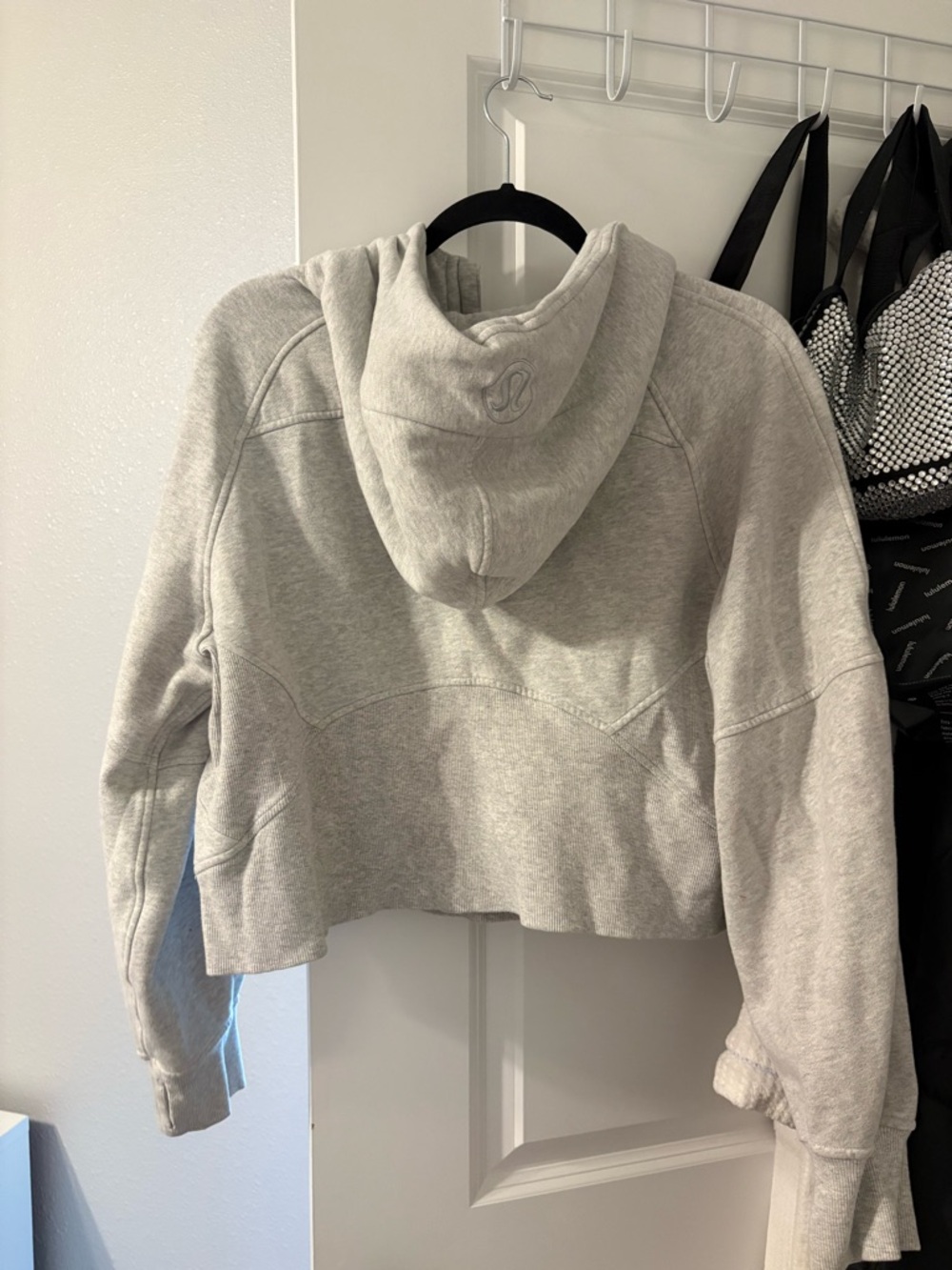 lululemon athletica Light Gray Scuba Half Zip
